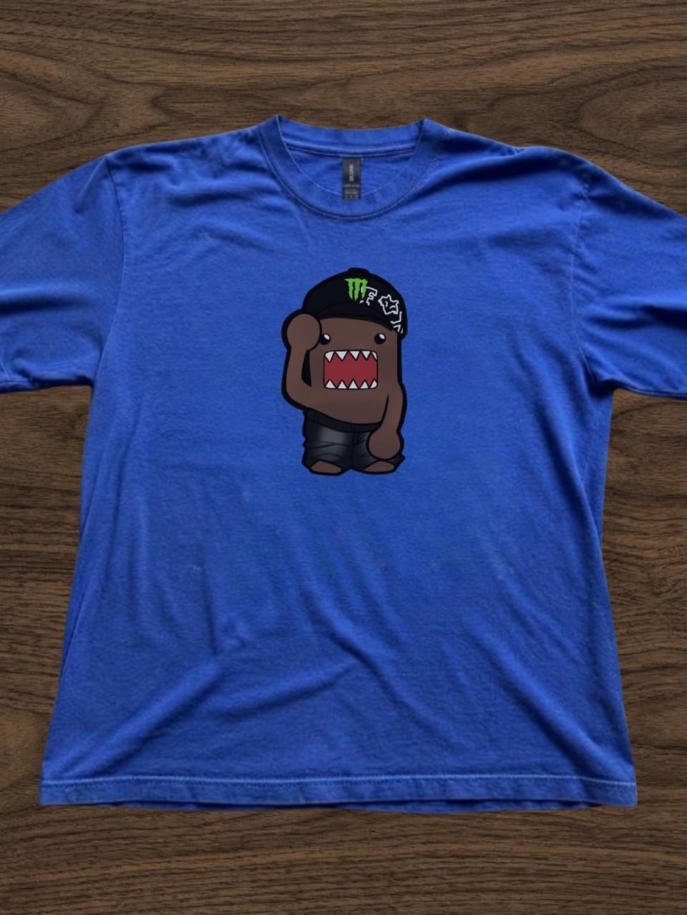 Gildan Royal Blue Short Sleeve Tee with Domo Graphic